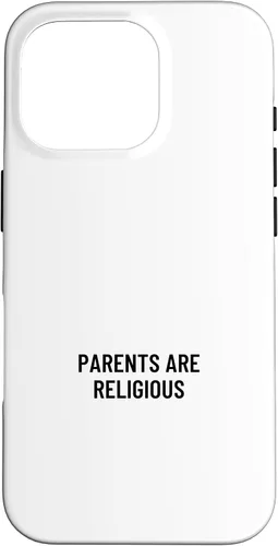 Vista 20 de iPhone 16 Parents are religious Case