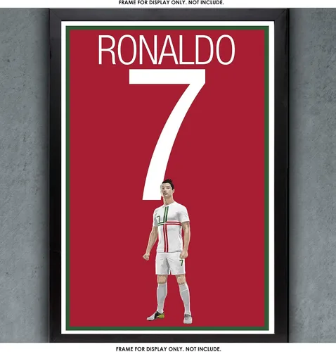 Vista 3 de Póster Cristiano Ronaldo - Portugal Art