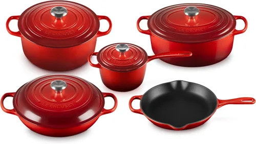 Vista 25 de Le Creuset Juego de utensilios de cocina de hierro fundido esmaltado, 5 piezas, Artichaut