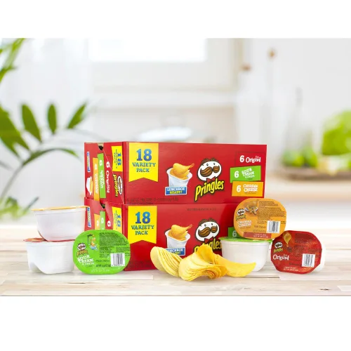 Vista 5 de Pringles Papas fritas - Paquete de 36 / Tubos de 0.74 oz