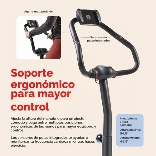 Vista 3 de Sunny Health & Fitness Smart Power Stepper with Resistance Bands for Cardio 2. Gris oscuro