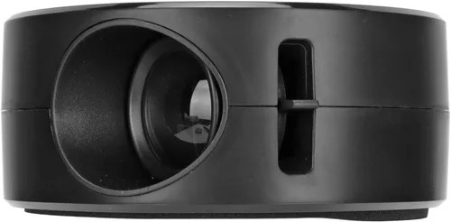 Vista 10 de Luqeeg Mini proyector portátil, negro, LCD, VGA, USB, compatible con iOS, teléfono, tableta, con control remoto