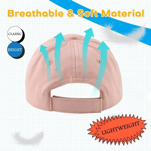 Vista 44 de Peecabe Gorra de béisbol para niños pequeños, unisex, de algodón, ajustable, para bebés, niños, gorra de béisbol para niñas de 1 a 5 años