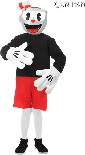 Vista 2 de elope Disfraz infantil de cabeza de copa pequeña, Negro