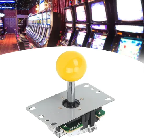 Vista 4 de Diyeeni Kit de control de botón de juego y joystick, joystick arcade con botones a presión, piezas de kit de joystick de arcade, codificador USB a
