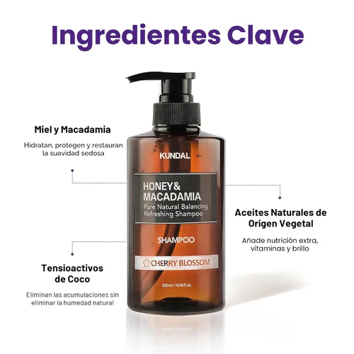 Vista 4 de KUNDAL Juego de champú y acondicionador coreano [polvo de bebé] calidad de salón, aroma duradero, hidratante, sin sulfatos, aceite de argán