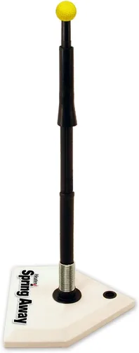 Vista 3 de Heater Sports Spring Away Batting Tee - Altura ajustable, duradera y portátil, ayuda de entrenamiento de béisbol y softbol para todas las edades