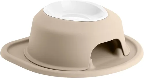 Vista 28 de WeatherTech Sistema de Alimentación Elevada Individual para Mascotas con Cuencos de Plástico para Perros/Gatos - Soporte Alto de 3 Pulgadas Gris