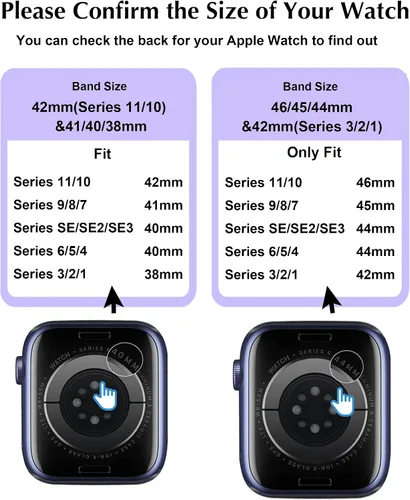 Vista 7 de Correa delgada y femenina para Apple Watch 11 10 Se 9 8 7 6 5 4 3, Correa metálica elegante para mujeres para Apple Watch 42mm 41mm 40mm 44mm 45mm