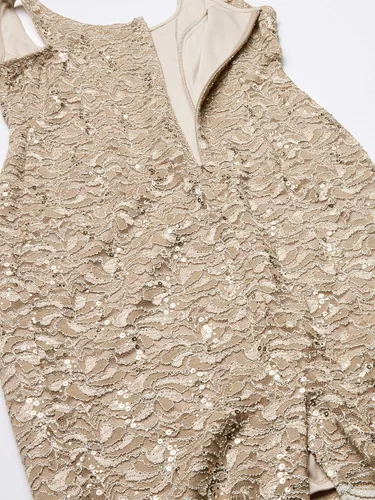 Vista 6 de Alex Evenings Women's Shift Dress with Lace Jacket (Petite and Regular)