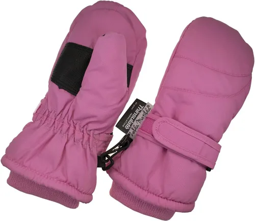 Vista 39 de Zelda Matilda - Mitones impermeables de invierno para niños pequeños y bebés, aislación de 3M Thinsulate 100G Negro