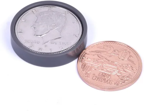 Vista 2 de SUMAG 1 juego de monedas de whisky y soda (US Half Dollar + Mexican Centavo) Magic Trick Coin Appear Vanish Magic Close up Street Gimmick Funny