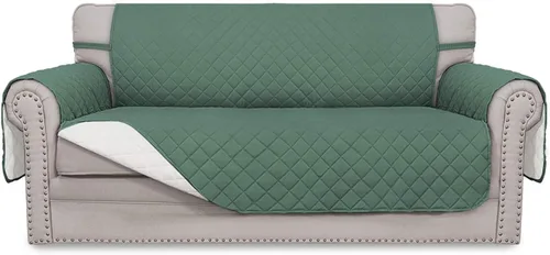 Vista 113 de Easy-Going - Funda reversible para sofá, resistente al agua, con varillas de espuma y correas elásticas, protector de muebles para mascotas y perros