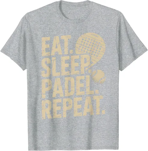 Vista 37 de Camiseta Eat Sleep Padel Repeat Padel Jugador de Tenis