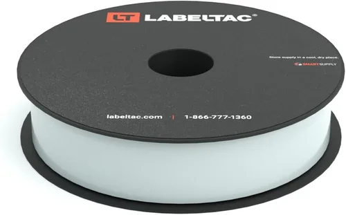 Vista 18 de Suministro de etiquetas LT4/LT4P/LTPX 0.5" x 150' Negro Print Long-Lasting Labels on Durable Water & Chemical Resistant Vinyl - Ideal for a Wide