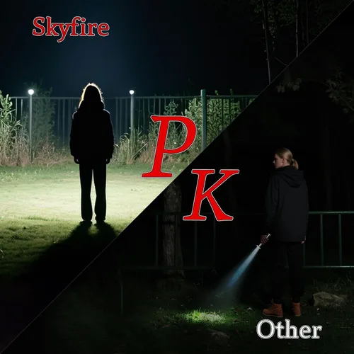 Vista 8 de SKYFIRE Linternas recargables de alto lúmenes, linterna súper brillante de 5000mAh, linterna táctica LED impermeable y potente para camping