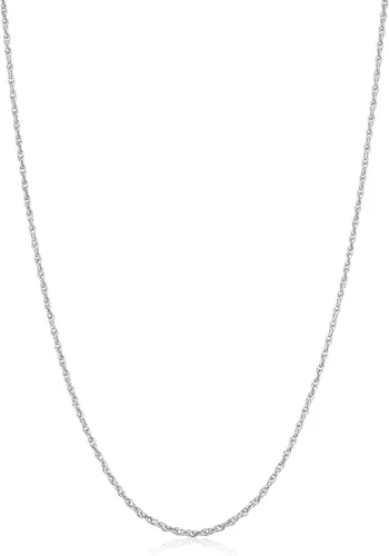 Vista 10 de Kooljewelry Collar de cadena de plata de ley u oro amarillo y plata esterlina para mujer