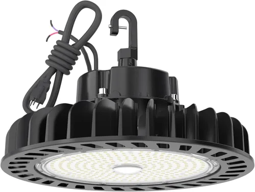 Vista 14 de HYPERLITE Luces LED High Bay de 100 W, 14,500 lm (145 lm/w) 5000 K, 1-10 V, regulable, cable de 5' con enchufe de 110 V, gancho de EE. UU., listado