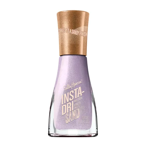 Vista 30 de Sally Hansen Insta-Dri Holo-Glow Esmalte de uñas de secado rápido, duración prolongada, brillo sin vetas Semi-opaco, con destellos 102 Lila