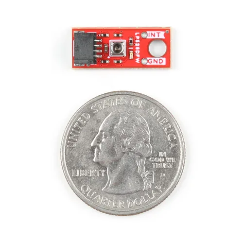 Vista 2 de SparkFun Barómetro digital micro absoluto, LPS28DFW, paquete de sensor resistente al agua, rangos de presión dual (Qwiic) tablero de tamaño micro