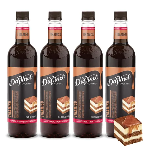 Vista 134 de DaVinci Gourmet Jarabe de azúcar de caña, botella de 25.4 fl oz (paquete de 2)