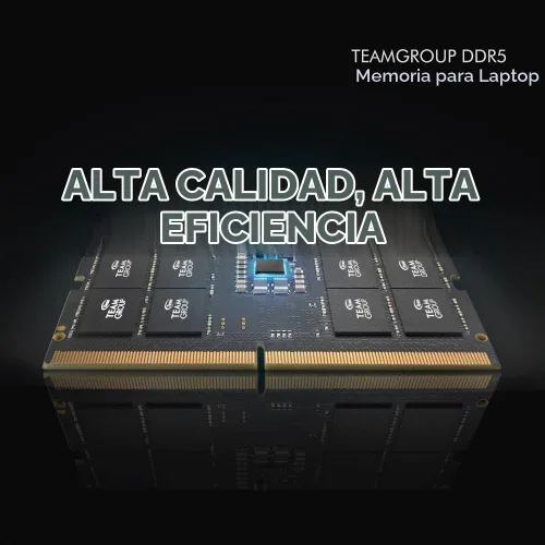 Vista 2 de TEAMGROUP Elite SODIMM DDR5 16 GB 4800 MHz (PC5-38400) CL40 sin ECC sin búfer 1.1V 262 pines Módulo de memoria para portátil Ram