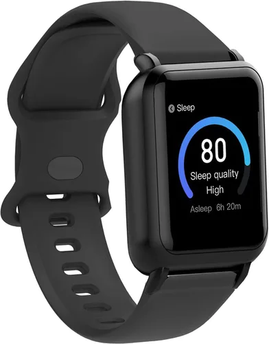 Vista 5 de Lamshaw Compatible con 3Plus Vibe Plus Band, nuevas correas de repuesto deportivas de silicona suave 2021 compatibles con reloj inteligente 3Plus