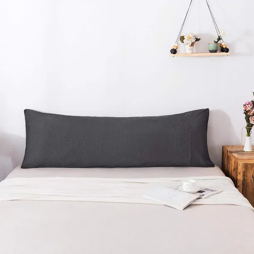 Vista 34 de Household - Juego de 2 fundas de almohada de 100 % algodón de jersey, 20 x 30 pulgadas, peso ligero, cómodas y súper suaves, con cierre de sobre