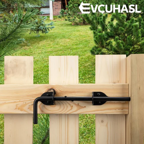 Vista 4 de 12" Tornillo de Bastón Pesado de Caída para Puerta, Pestillo de Suelo para Puerta para Cercas de Madera Puertas de Metal, Tope de Puerta de Metal 1