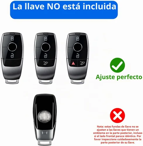 Vista 4 de T-carbon Protector de llavero de fibra de carbono real compatible con funda Negro-rojo