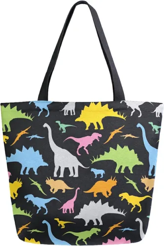 Vista 21 de Bolsa de comestibles de lona de cereza japonesa Bolso de libro casual de hombro