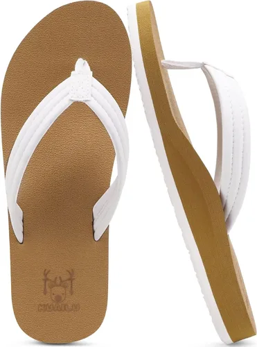 Vista 16 de KuaiLu Chanclas con soporte de arco para mujer, cómodas, ligeras, suaves, acolchadas, para yoga, sandalias para caminar