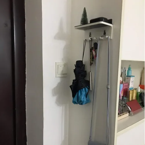 Vista 4 de JDYOOMI Organizador de almacenamiento de entrada para montaje en pared, pequeño soporte para llaves, clasificador de cartas de correo, estante