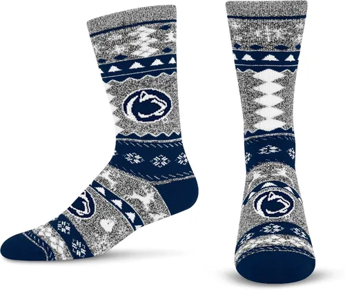 Vista 61 de For Bare Feet Ugly Holiday Sweater Crew Sock NCAA