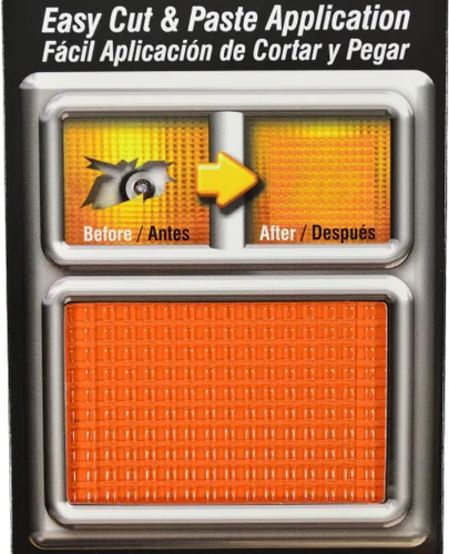 Vista 3 de Kit de reparación de lentes de auto con patrón de cuadrícula Blue Star (ámbar)