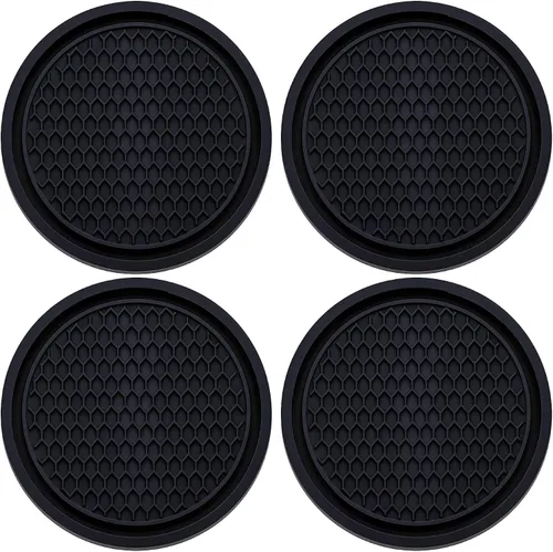 Vista 19 de 2 piezas posavasos para portavasos de automóvil, posavasos universales antideslizantes para portavasos de automóvil, 2.75 pulgadas posavasos