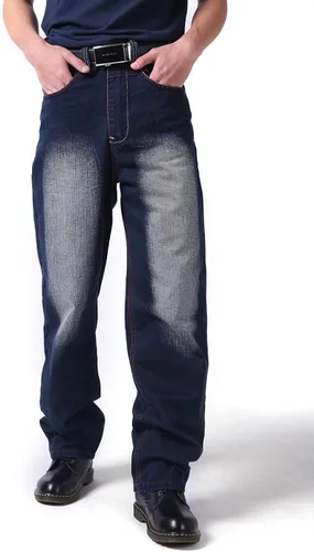Vista 6 de Arlita pantalones vaqueros holgados para hombre con pierna recta