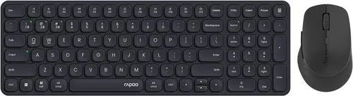 Vista 13 de Rapoo 9010M Combo de teclado y mouse multidispositivo, juego de teclado y mouse inalámbrico 2.4GHz/Bluetooth 5.0/4.0 para Windows/Mac/Linux/Chrome