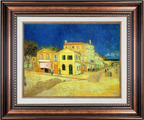 Vista 17 de ELITEAART- La noche estrellada por Vincent Van Gogh, pintura al óleo, reproducción de pintura al óleo, impresión en lienzo giclée, tamaño marcado