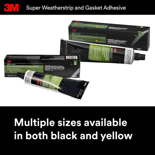 Vista 3 de 3M adhesivo para burletes negro, 08011, 5 onzas líquidas, 1 por paquete