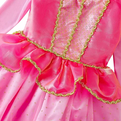 Vista 6 de Aoiviss Disfraz de princesa Aurora para dormir para niñas ropa de cosplay