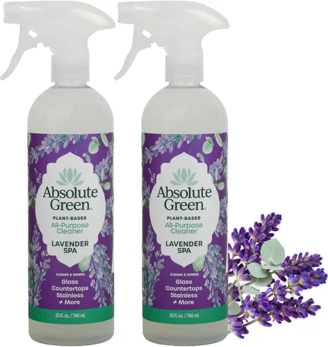 Vista 10 de Absolute Green Spray limpiador multiusos, no tóxico, cocina, baño, encimera, vidrio, inoxidable, seguro para niños y mascotas, aroma natural