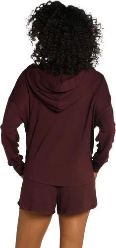 Vista 2 de La Blanca Suéter con capucha estándar para mujer