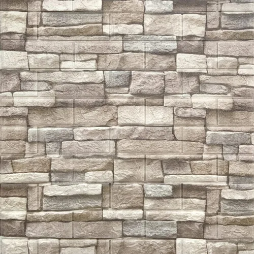 Vista 9 de Yutianli Paneles de pared autoadhesivos 3D de 7 mm de grosor anticolisión, 10 unidades, 57 pies cuadrados, panel de pared de espuma antigua, paneles