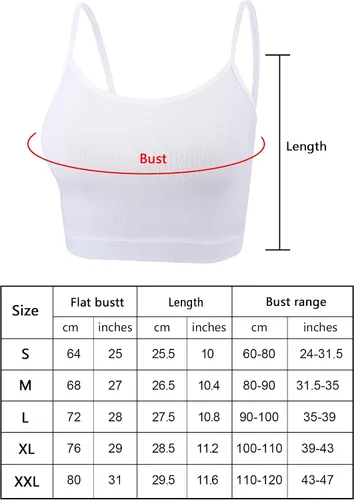 Vista 3 de Paquete de 4 camisetas cortas sin mangas para mujer, camiseta corta con tirantes delgados, camiseta básica deportiva, media camisola