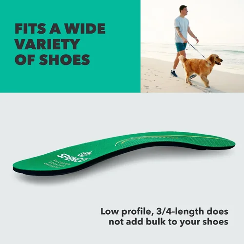 Vista 7 de Spenco Rx Thinsole - Plantillas de zapatos de longitud 3/4, para mujer 5-6.5