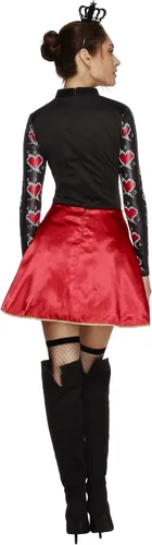 Vista 3 de Smiffys Disfraz de reina de corazones para mujer