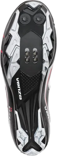 Vista 4 de Venzo Bicicleta de montaña para hombre, compatible con zapatos Shimano SPD + pedales y tacos, ideal para ciclismo interior, todoterreno, paquete MTB