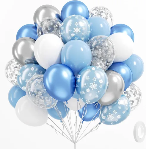 Vista 16 de 60 globos azul real y naranja con globos naranja y azul de 12 pulgadas Azul Naranja