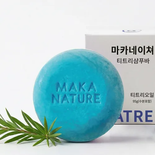Vista 10 de Maka Nature - Barra de champú refrescante para todo tipo de cabello, 3.35 onzas